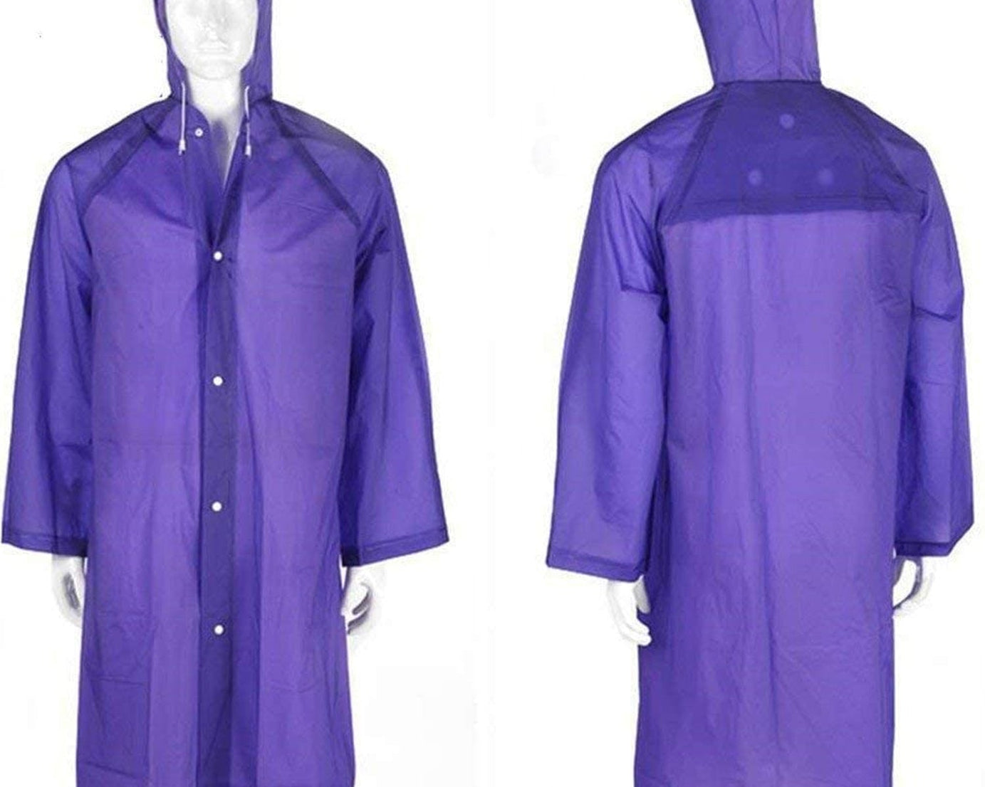 EVA Raincoat Protect Body Arms Legs, Waterproof Reusable Rain Poncho for Women Men Adult Kids Outdoor Traveling Eva Material Raincoat / Rain wear / Rain Suit for Outdoor Accessory (1pc)