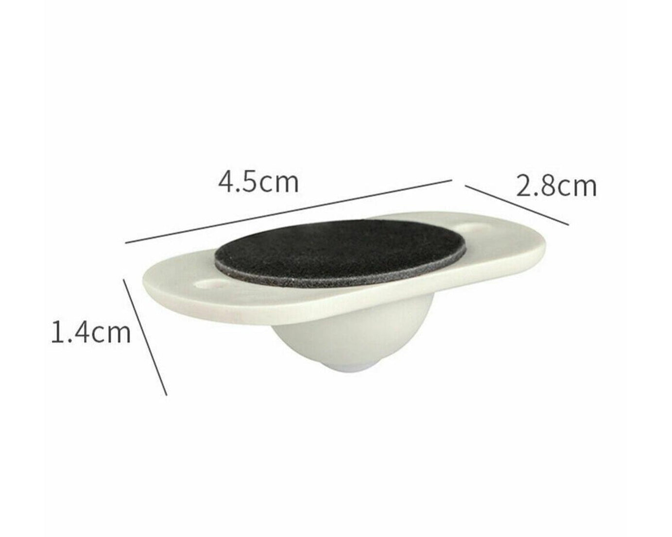 Self adhesive mini casters for lightweight items