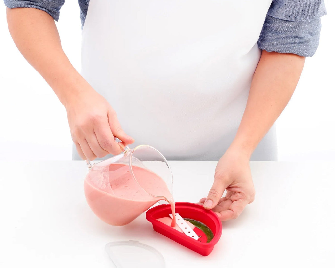 Ice pop mold silicone for DIY popsicles