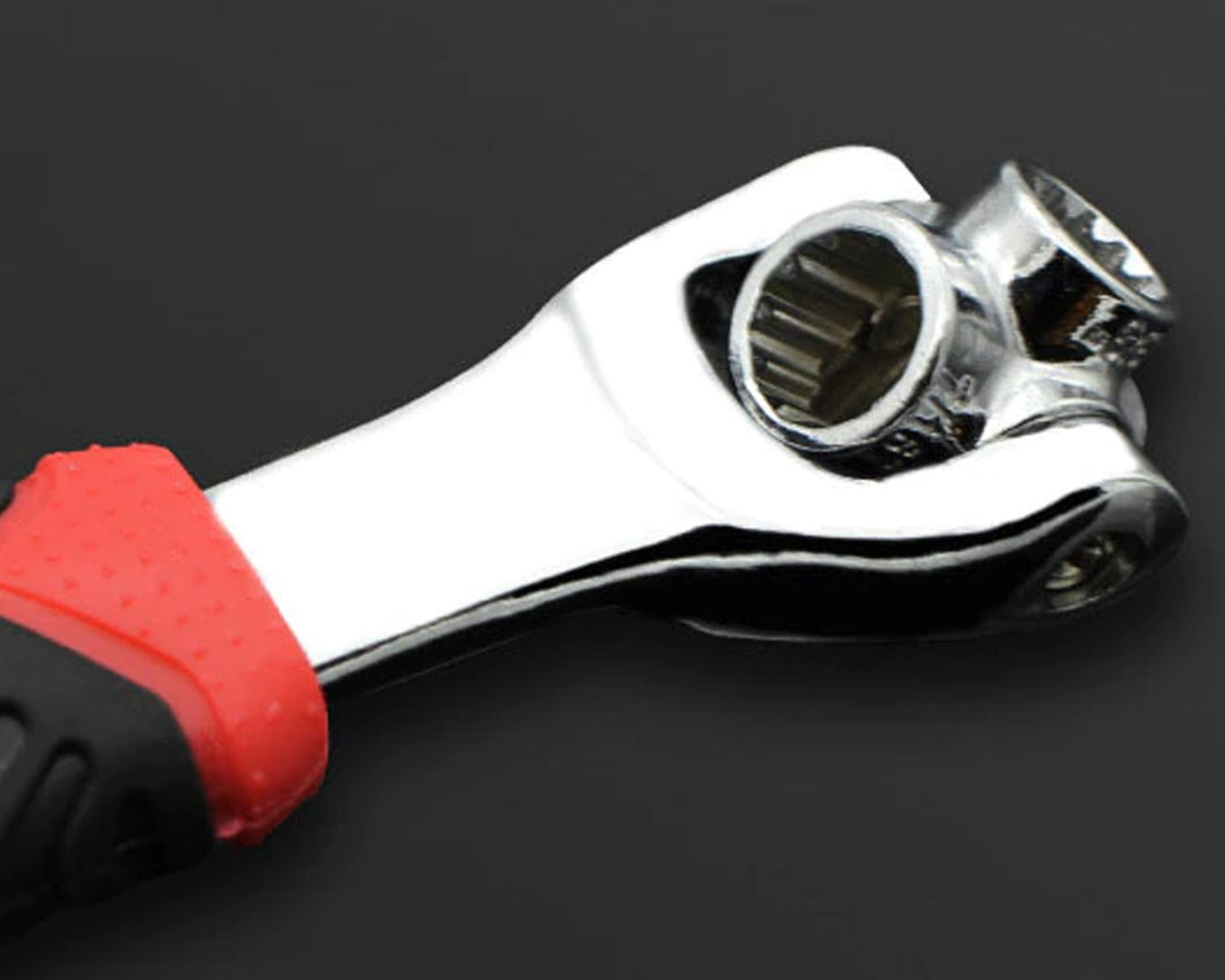Versatile 48-in-1 wrench with universal socket design
