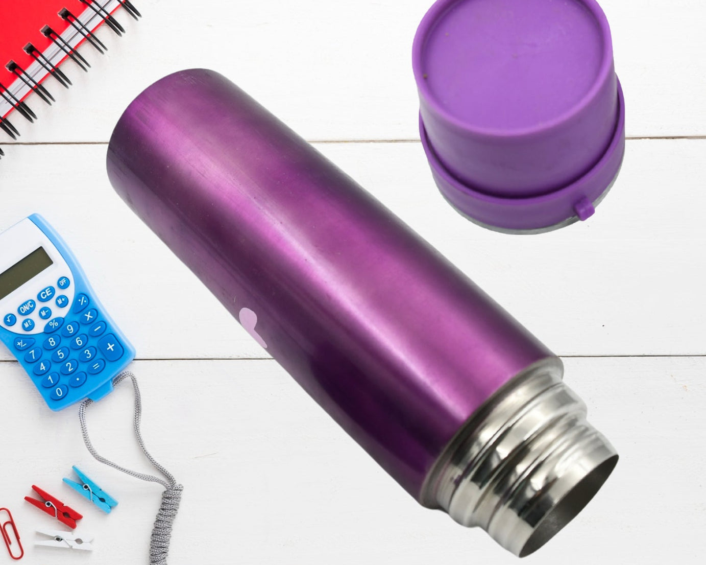 Stainless Steel Water Bottle Leak Proof, Rust Proof, Hot & Cold Drinks, Gym Sipper BPA Free Food Grade Quality, Steel fridge Bottle For office / Gym / School (500 ML Approx)
