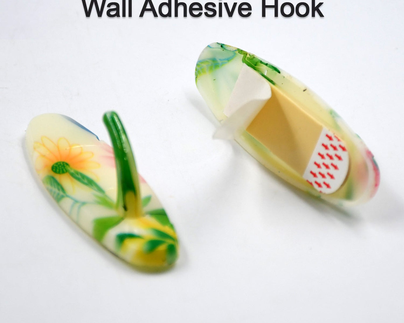Plastic sticky hooks for kitchen and bathroom