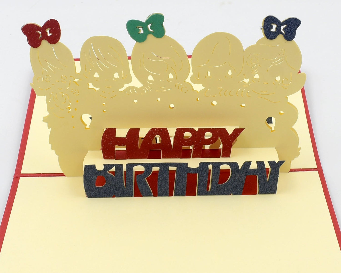 3D Paper Wish Card High Quality Paper Card All Design Card Good Wishing Card (All 3D Card Birthday, Christmas Card,  Cartoon Card, Love Heart Card) (1 Pc)