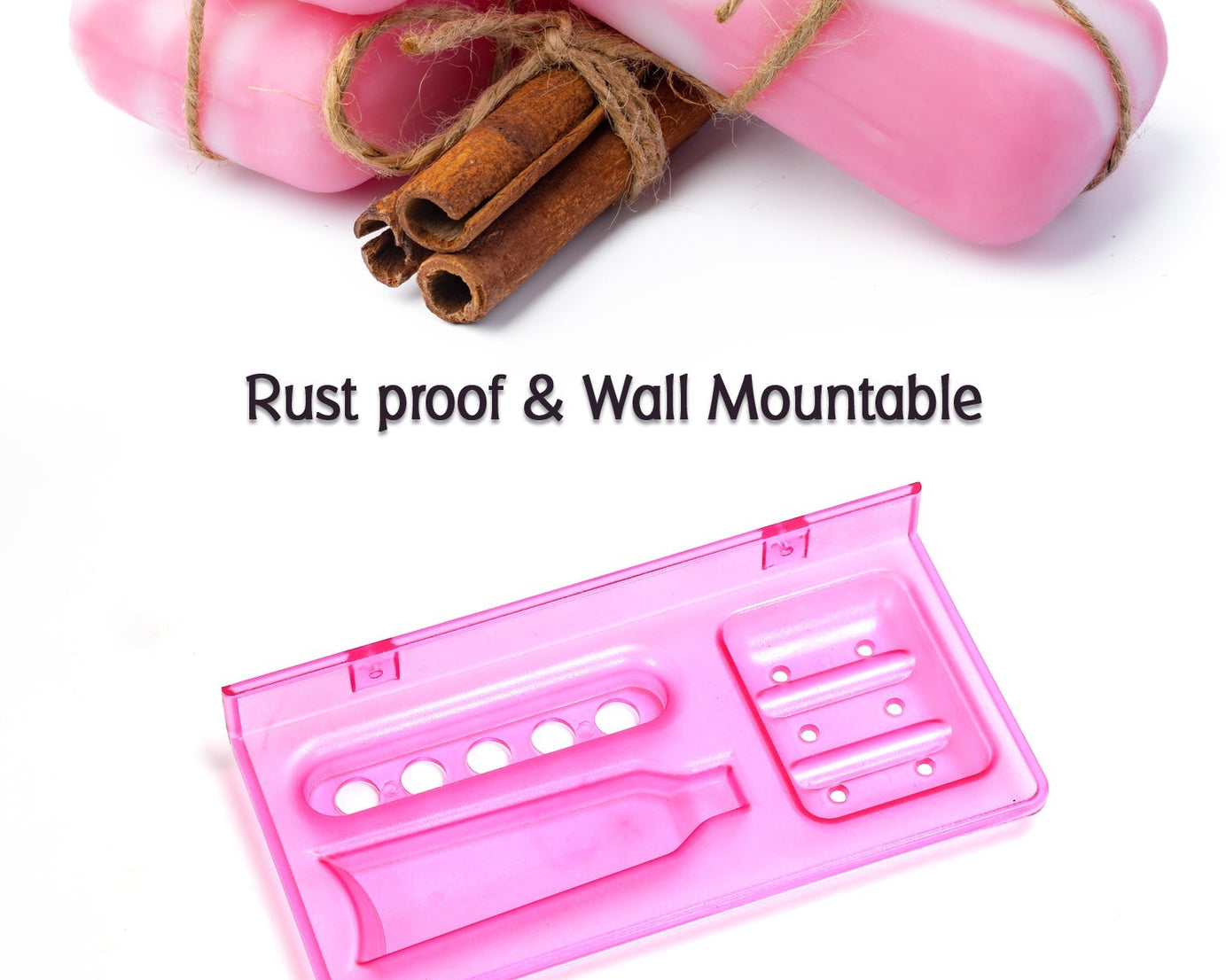 3-in-1 glass soap dish, versatile and stylish