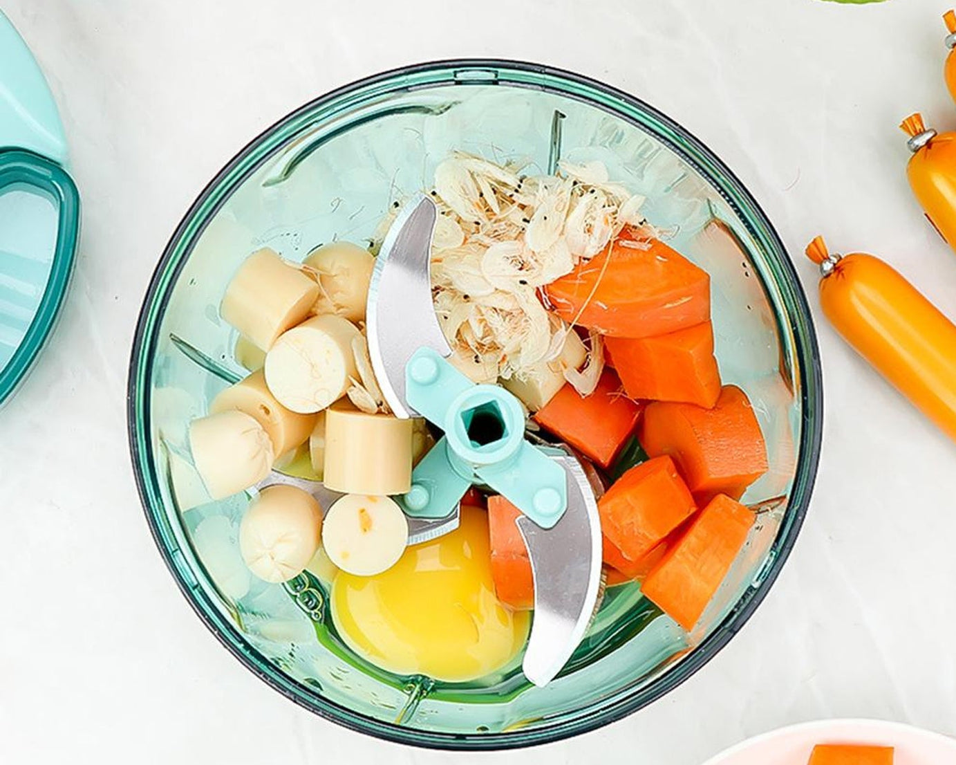 Extra sharp stainless steel vegetable slicer with 5 blades