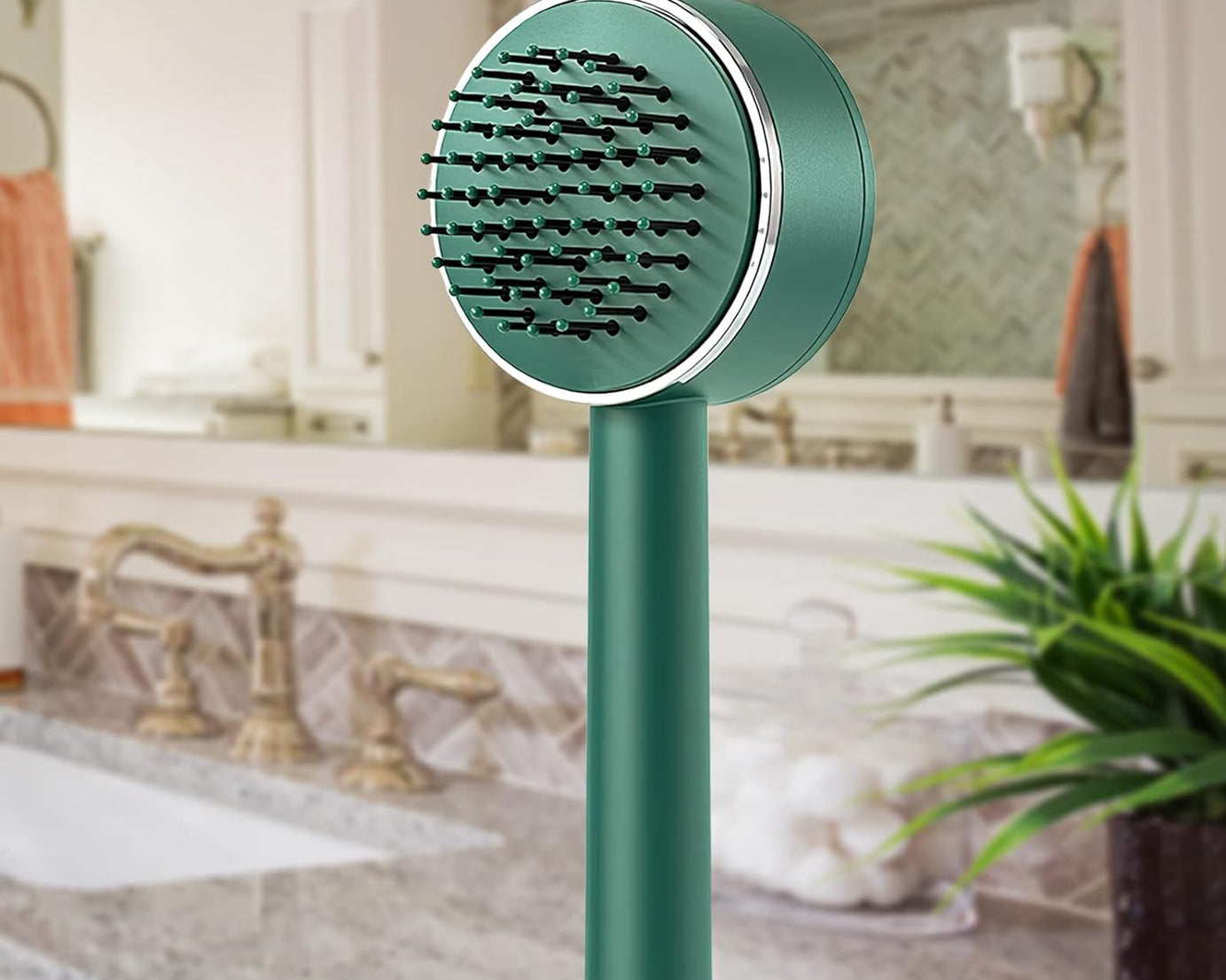 Air cushion massage brush