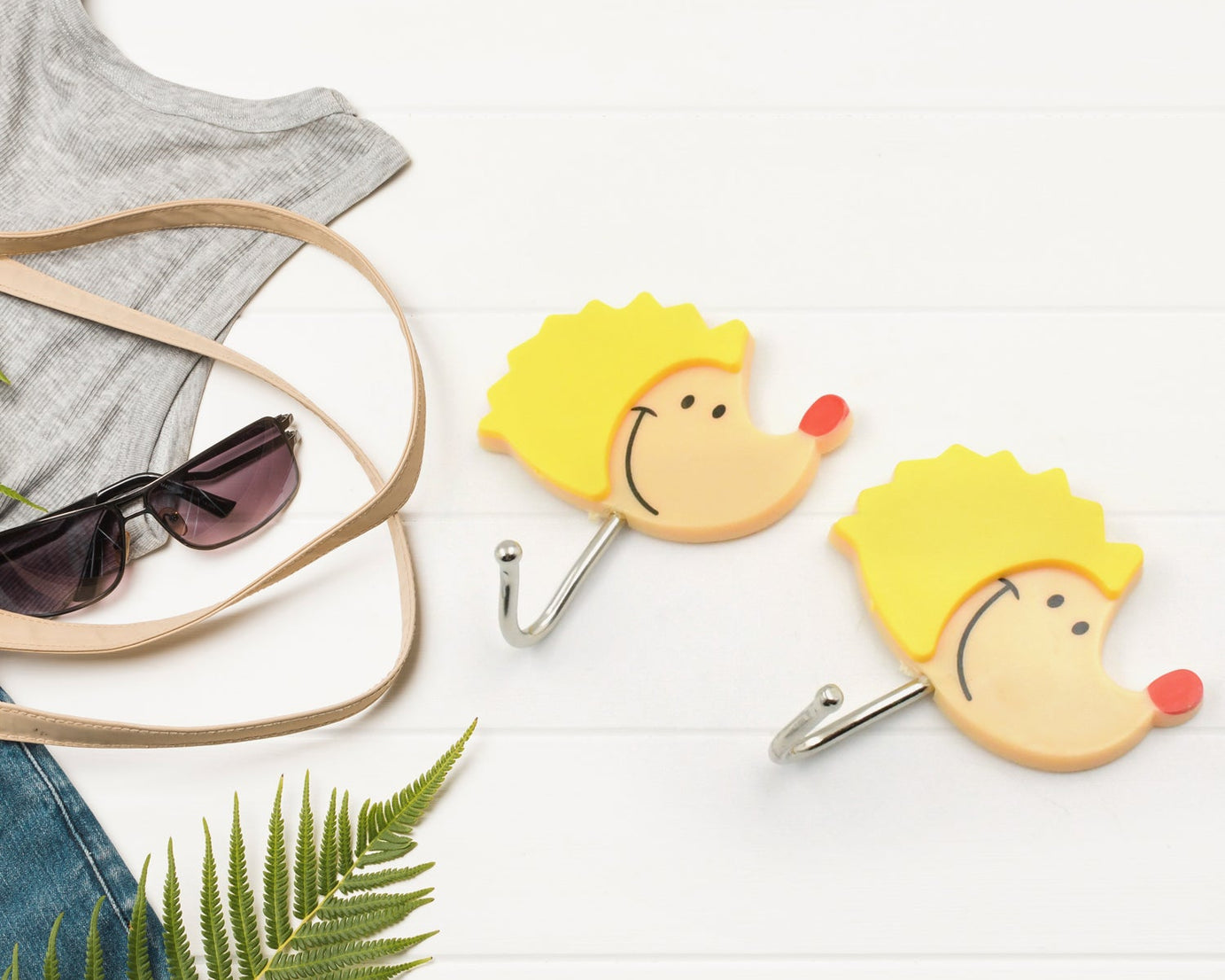 Multipurpose Self-Adhesive Hooks (Heavy Duty): Bathroom, Kitchen, Office