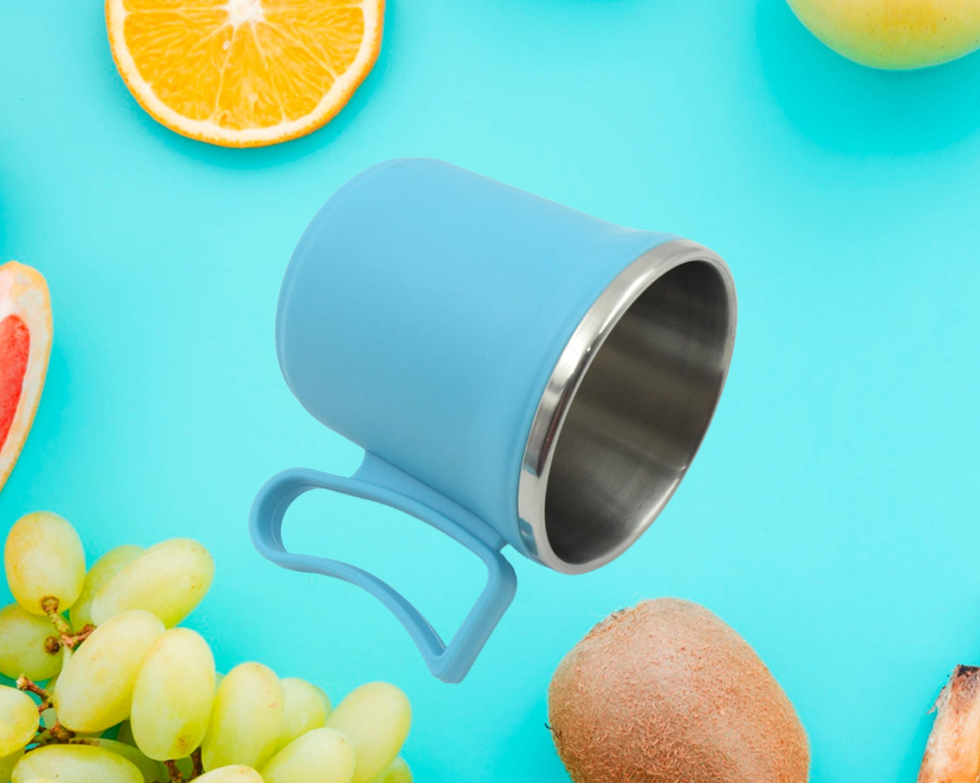 300ml Stainless Steel Mug: Insulated, Leakproof Lid, Hot/Cold Drinks (Mix Color)