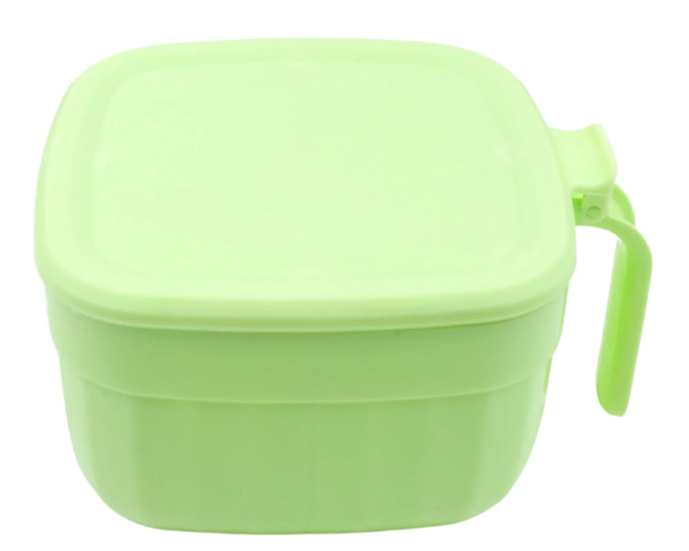 Detailed view of a masala box with elegant design and four separate compartments.