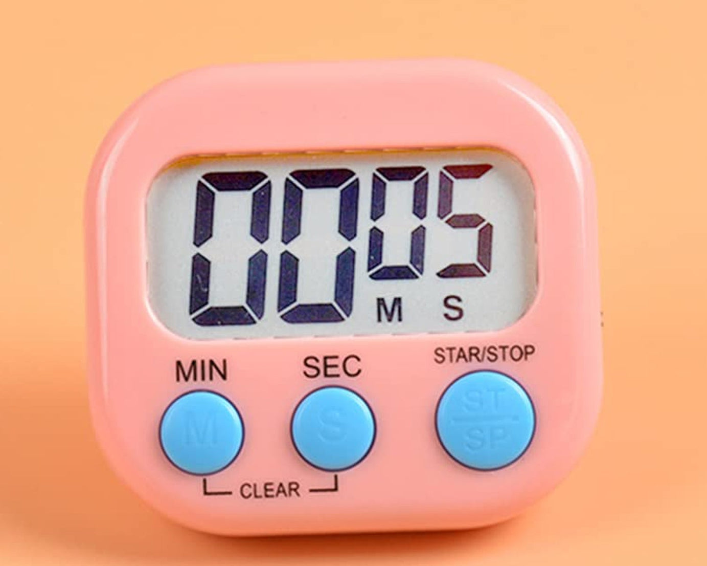 Digital Kitchen Timer Clear Big Digits 0-99 Min for Cooking Office Clock