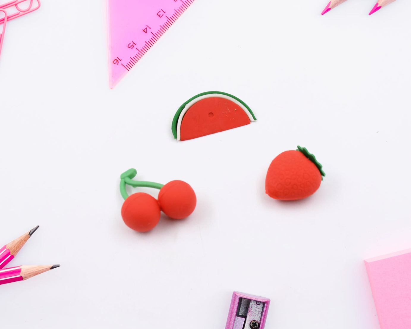 3D Mix Design Fancy & Stylish Colorful Erasers, Mini Eraser Creative Cute Novelty Eraser for Children Different Designs Eraser Set for Return Gift, Birthday Party, School Prize (1 Set)