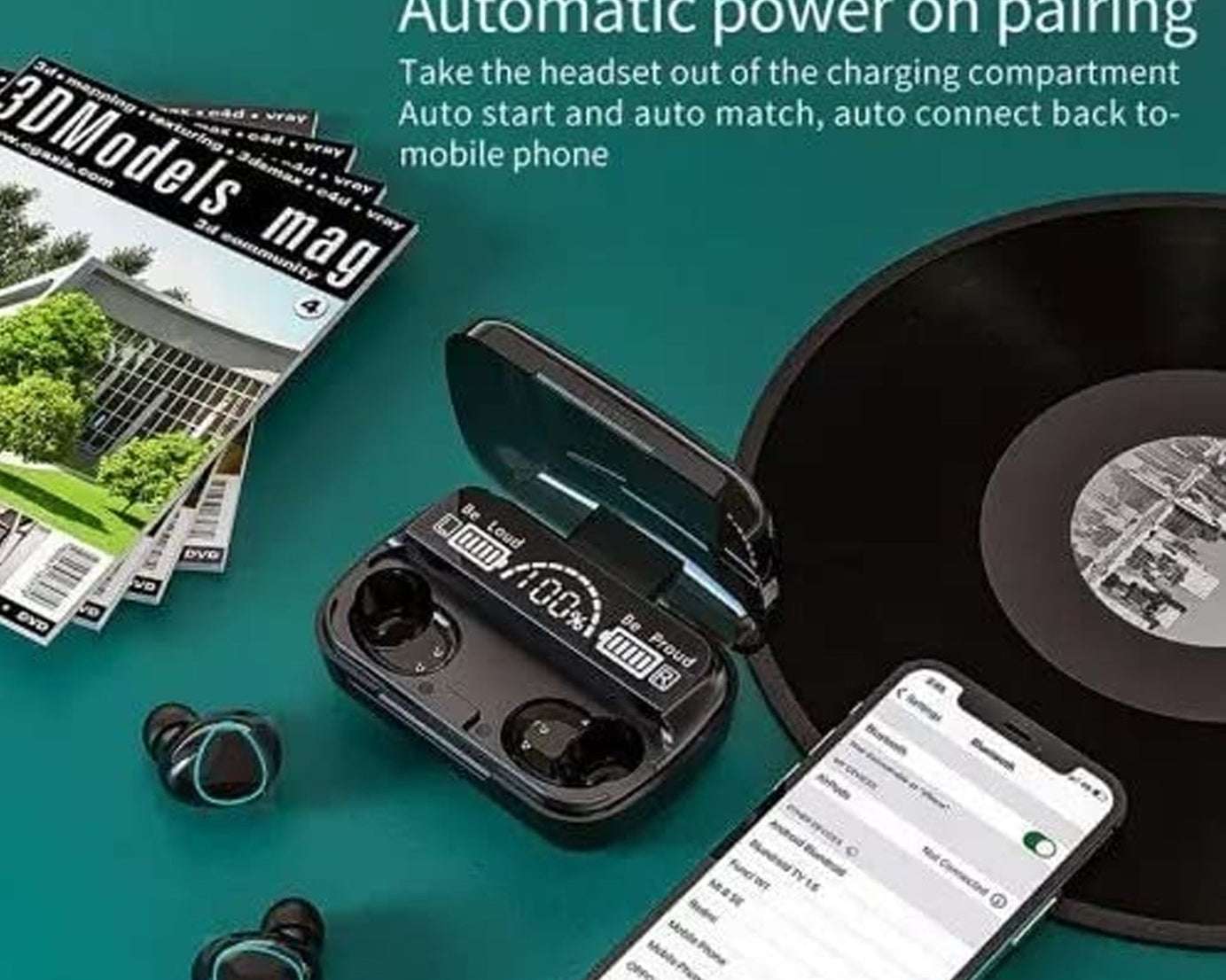 Sport wireless earbuds