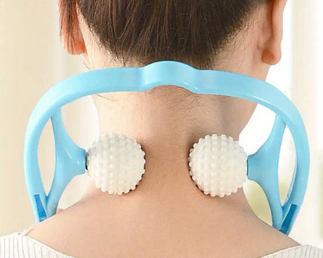 Neck Shoulder Massager, 13.5x7.08in Portable Relieving the Back for Men Relieving the Waist Women