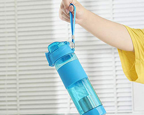Alkaline Water Bottle, with Food Grade Plastic, Stylish and Portable (Particulates not included)