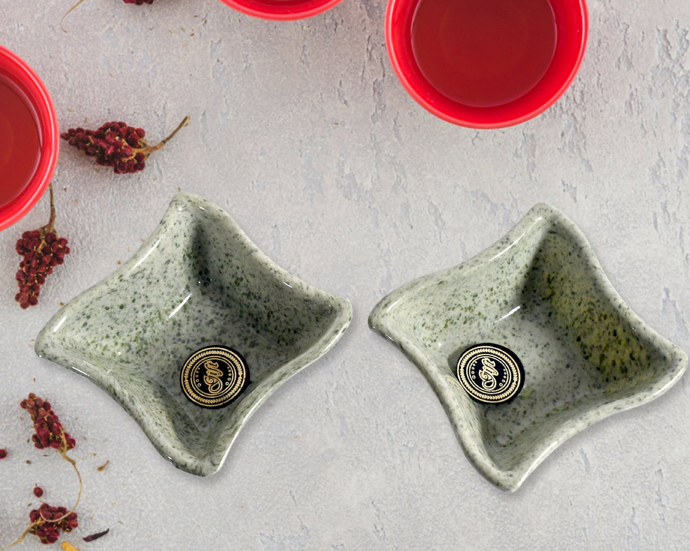 Ceramic Tea / cups / Mug Set Including Snacks / Serving Bowl Milk Cup, Coffee Cup, Tea Cup, Breakfast Cup, Drinking Mug or Outdoor for Household, Gift for Birthday, Wedding Party (4 Pcs set)