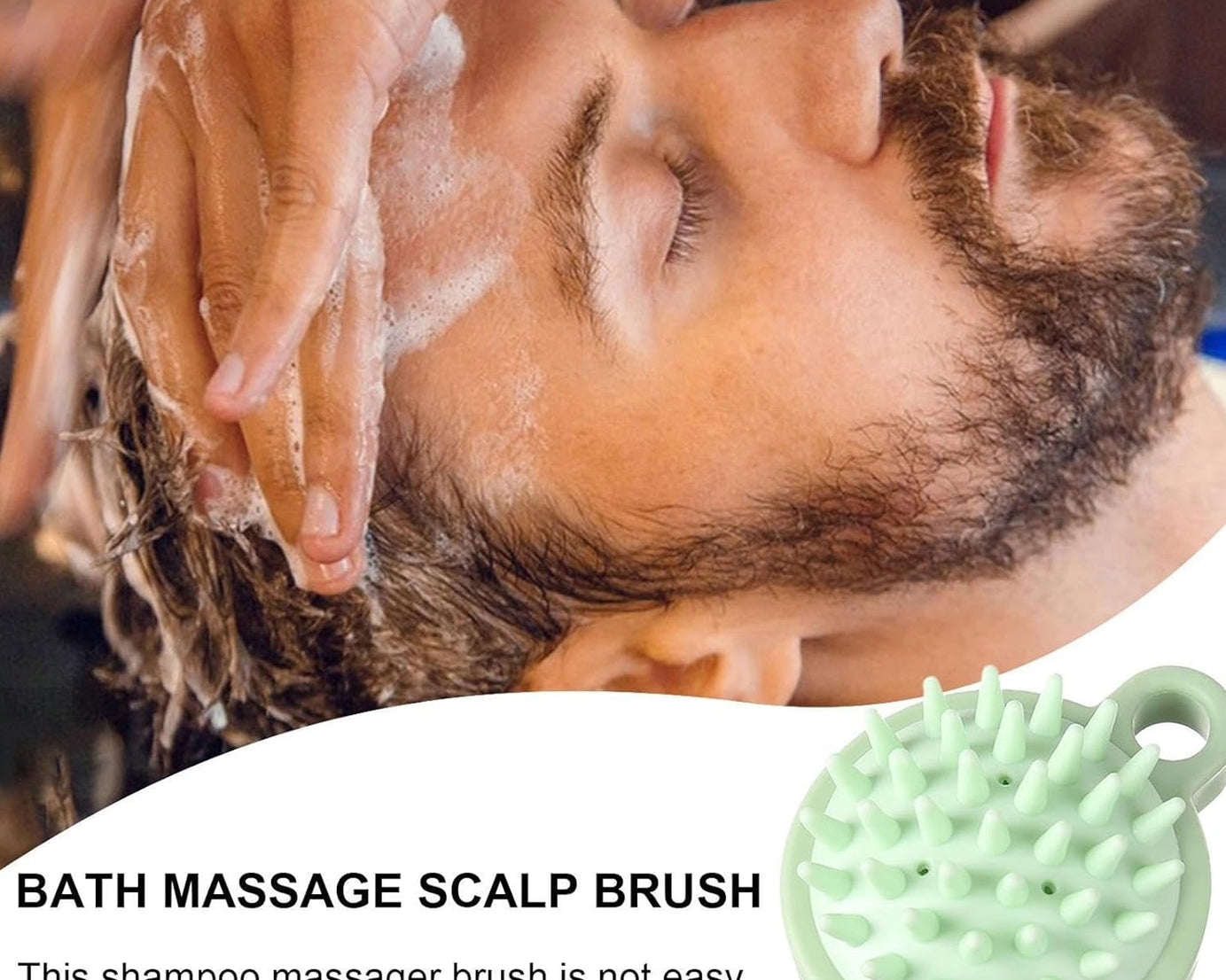 Comb Scalp Massage Brush, Hair brush, Hair Comb, Shower Brush, Bath Massage Brush, Small Portable Brush Washable Massage Comb Bath Shampoo Massages Effectively Remove Loose Short Hair