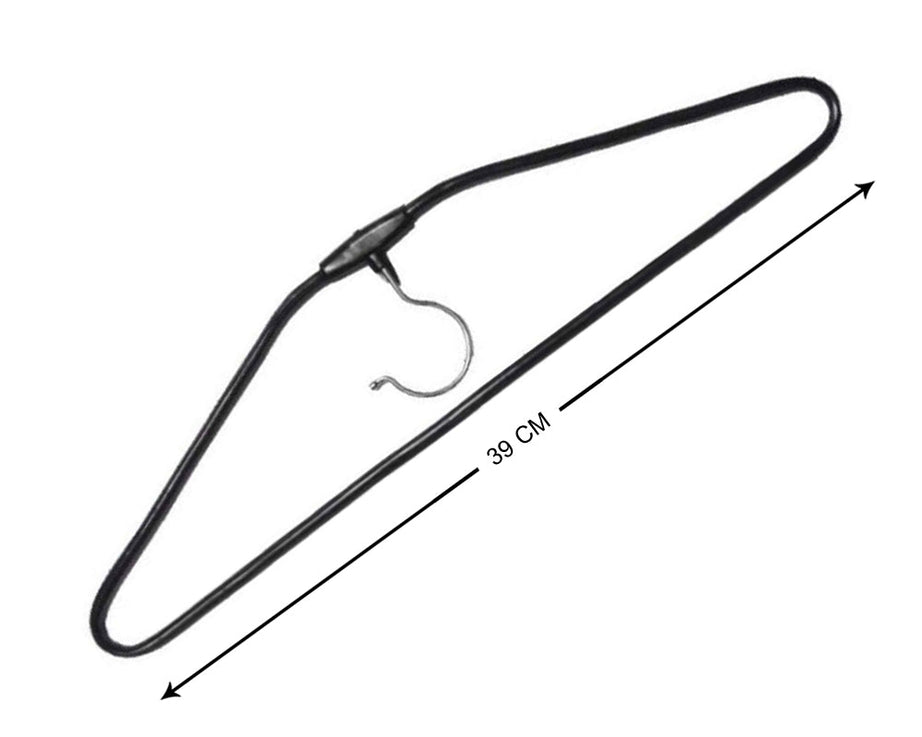 Set of ten wardrobe hangers
