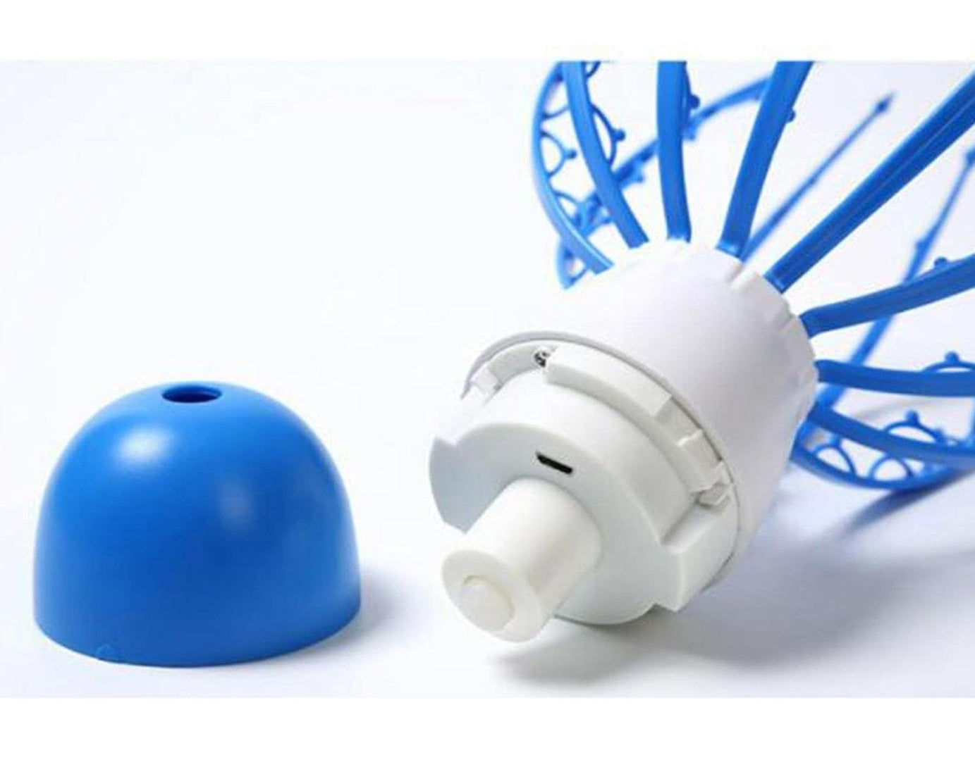 Octopus-shaped head scratcher for stress relief.