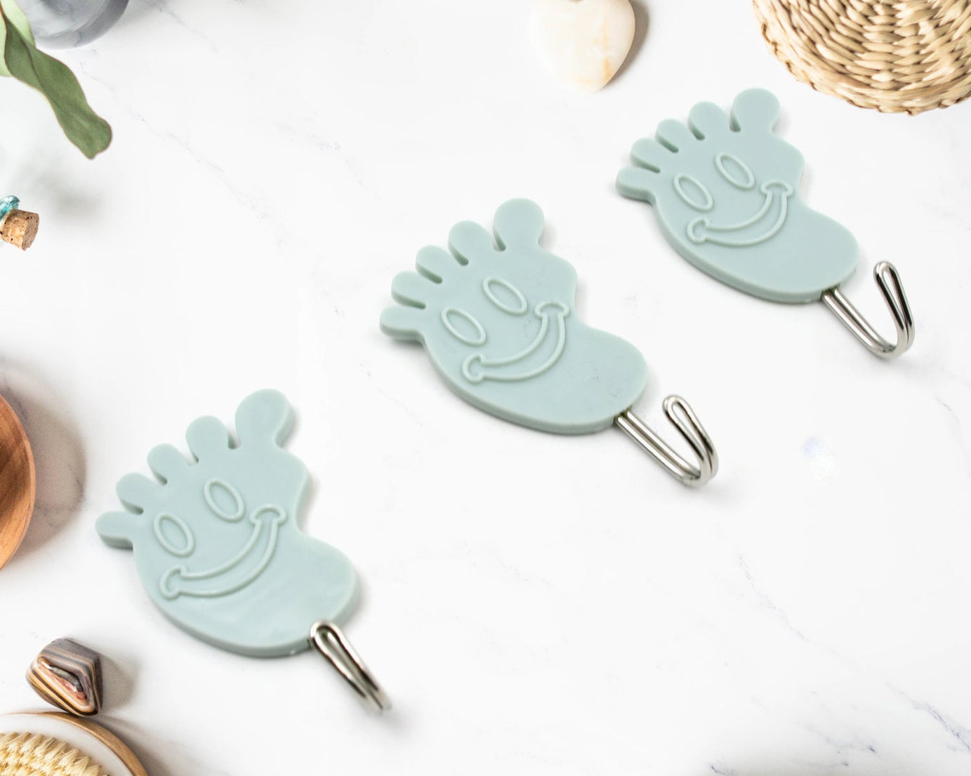 Multipurpose Strong Hook Self-Adhesive hooks for wall Heavy Plastic Hook, Sticky Hook Household For Home, Decorative Hooks, Bathroom & All Type Wall Use Hook, Suitable for Bathroom, Kitchen, Office