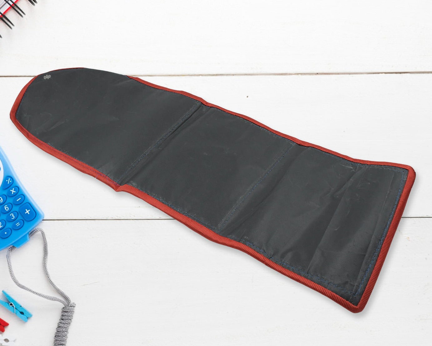 8867 Foldable Hanging Organizer 3 Compartment, Pocket Organiser, Document Holder Wall Hanging Letter Holder with 3 Pockets | Magazine/Paper Holder, Foldable Hanging Organizer