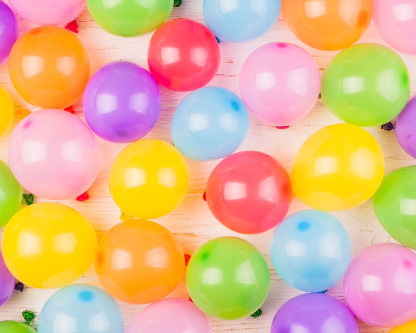 Multicolor Balloons Kinds of Latex Balloons for Birthday / Anniversary / Valentine's / Wedding / Engagement Party Decoration Birthday Decoration Items for Kids Multicolor (24 Pcs Set)