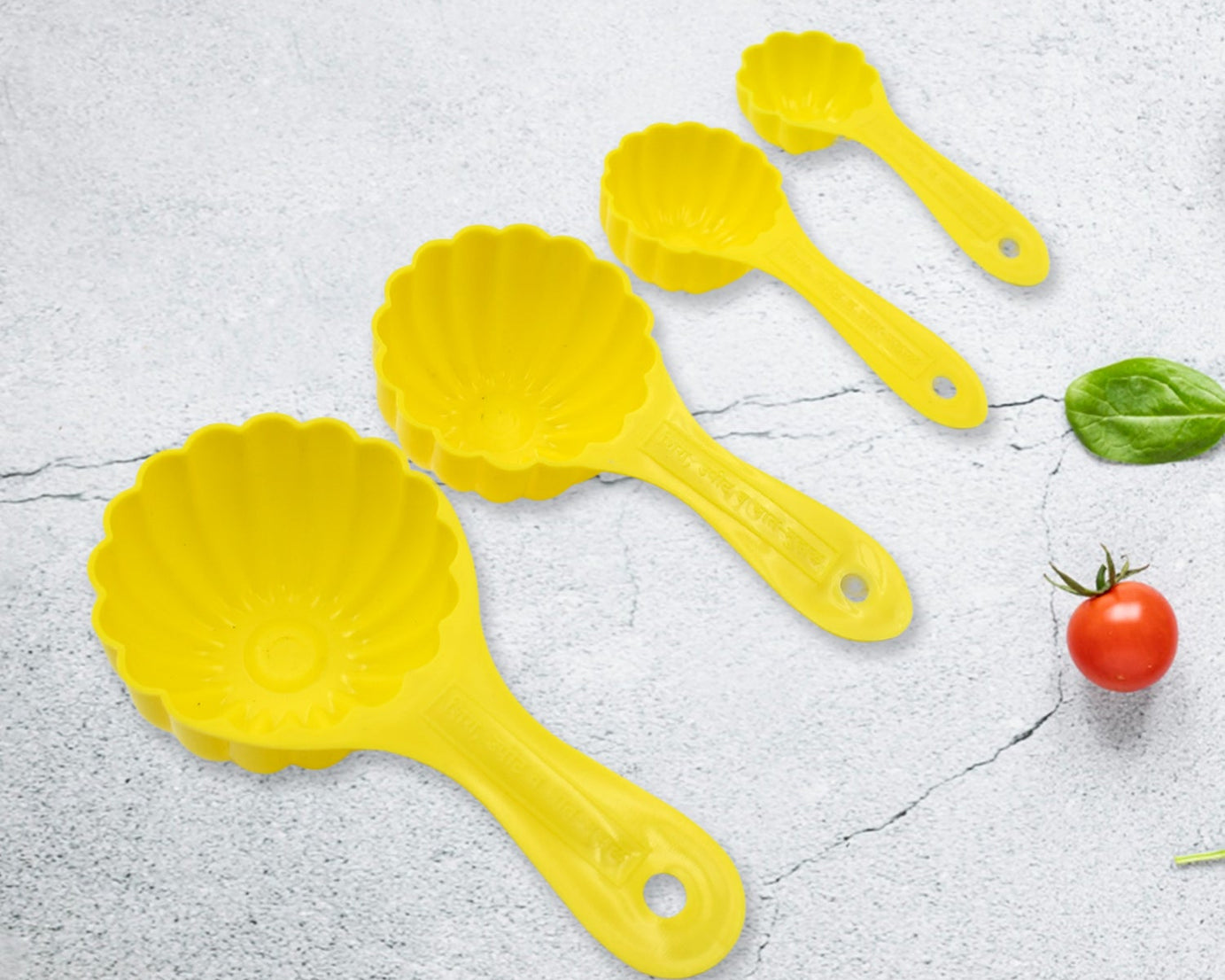 Plastic Kitchen Tool Mould / Ladoo Mould Spoon Ladoo Making Spoon Set for Kitchen Multipurpose, Plastic Ladoo Mold For Making Different Variety of Ladoo (4 Pcs Set)