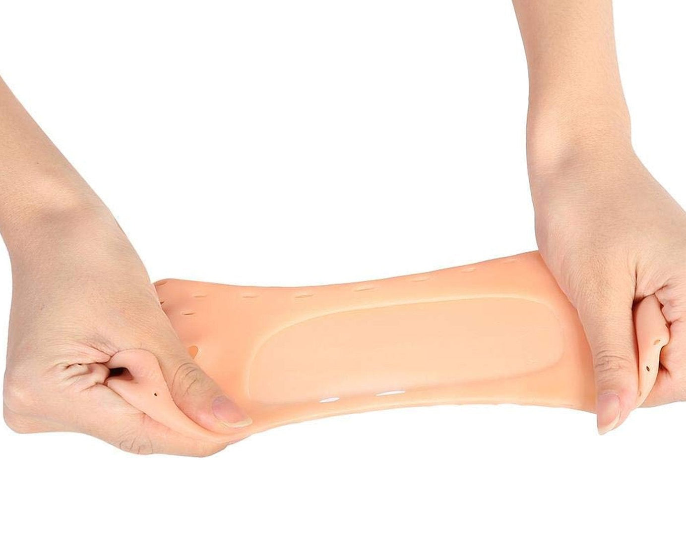 Cracked heel gel socks for moisturizing and protection