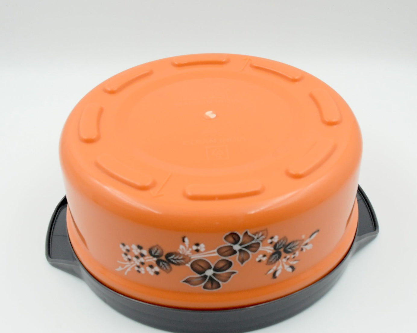 Casserole Box for Food Searving Inner Steel Insulated Casserole Hot Pot Flowers Printed Chapati Box for Roti Kitchen (Approx 2500 ml)