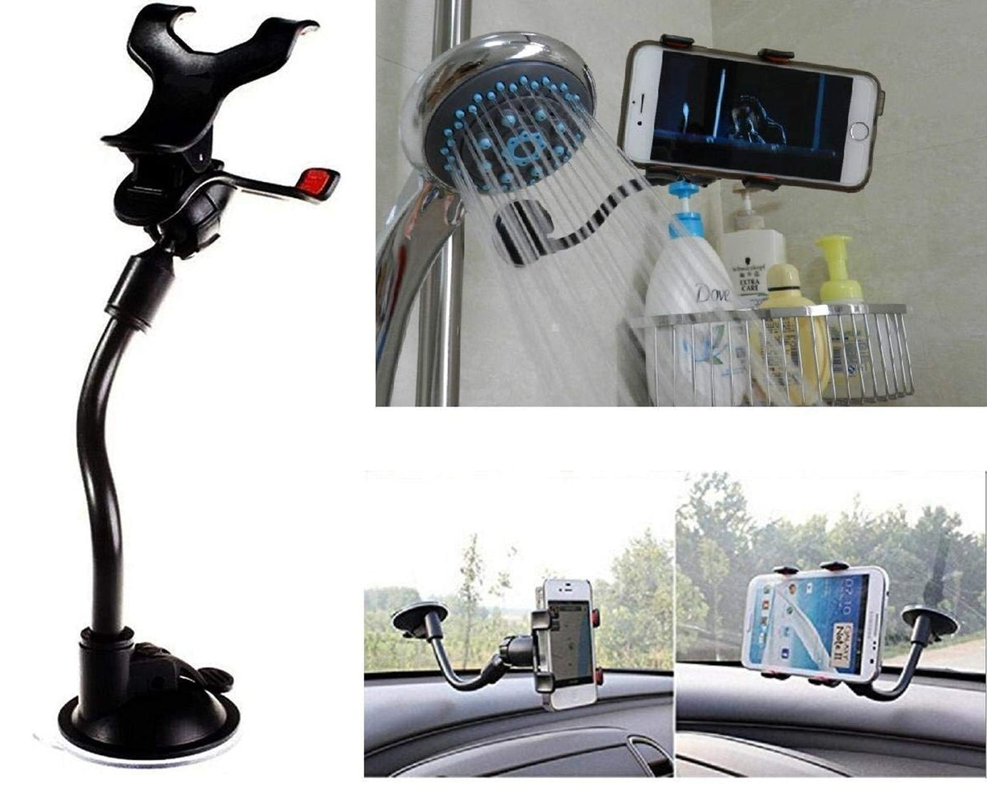 Adjustable mobile stand with flexible angles