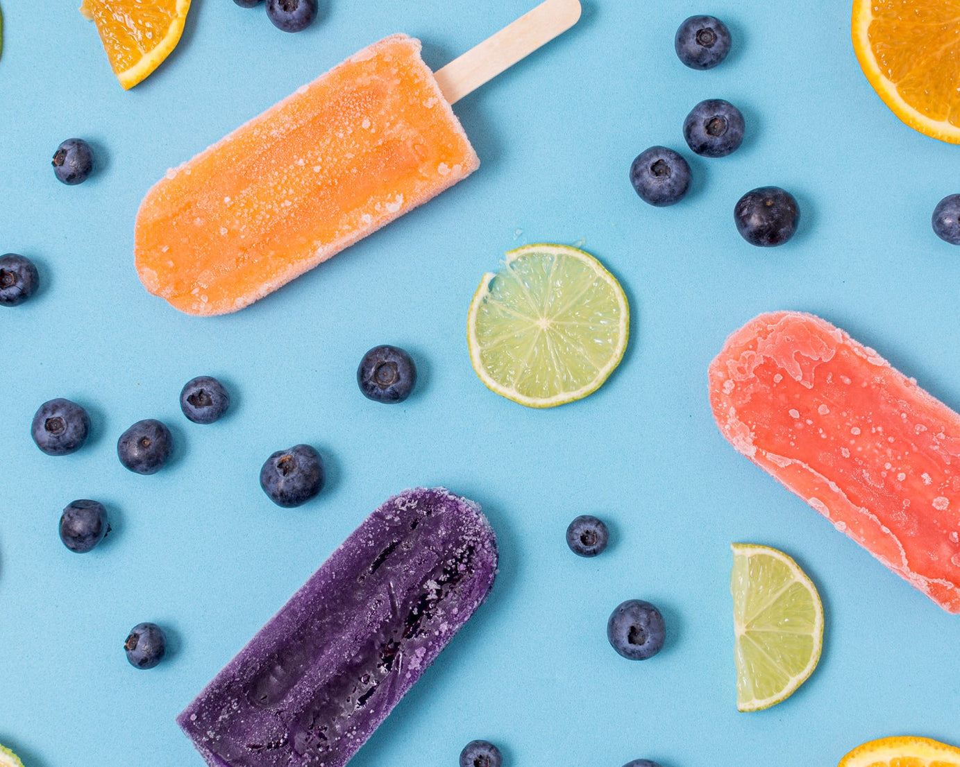 Silicone Popsicle Molds, Ice Pop Maker Molds with Lids and Sticks for Kids DIY Homemade Ice Cream, (With 50 Sticks)