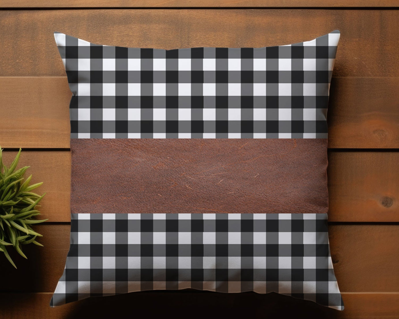 cheks design pillow cover