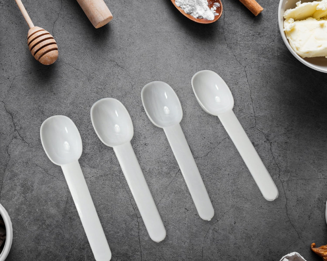 Kitchen Multipurpose Air-tight 4 Sections Storage Containers / Masala Box Pickle (Achar) Jar with 4 spoon for each section (1 Pc / Mix Color)