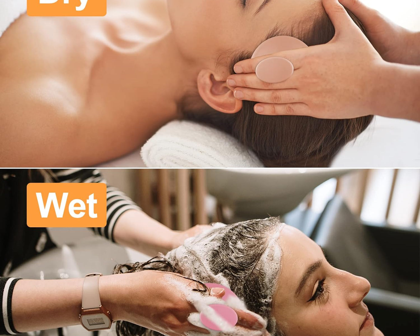 Hair Scalp Massager Shampoo Brush (1 Pc)