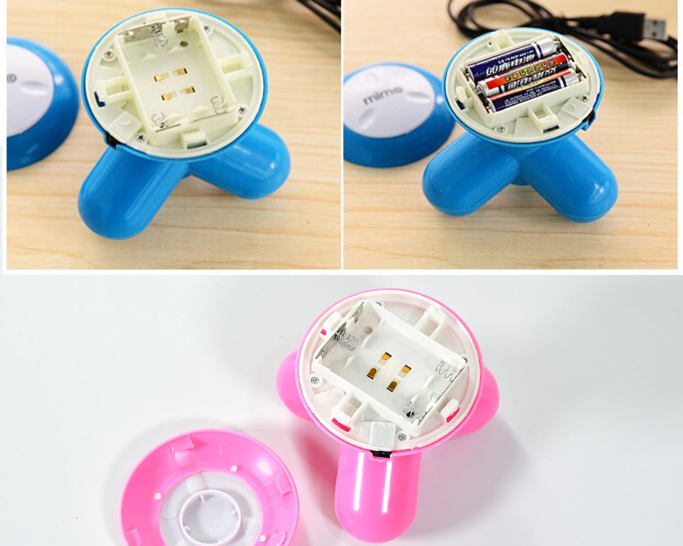 Electric massager for relieving muscle tension and pain.