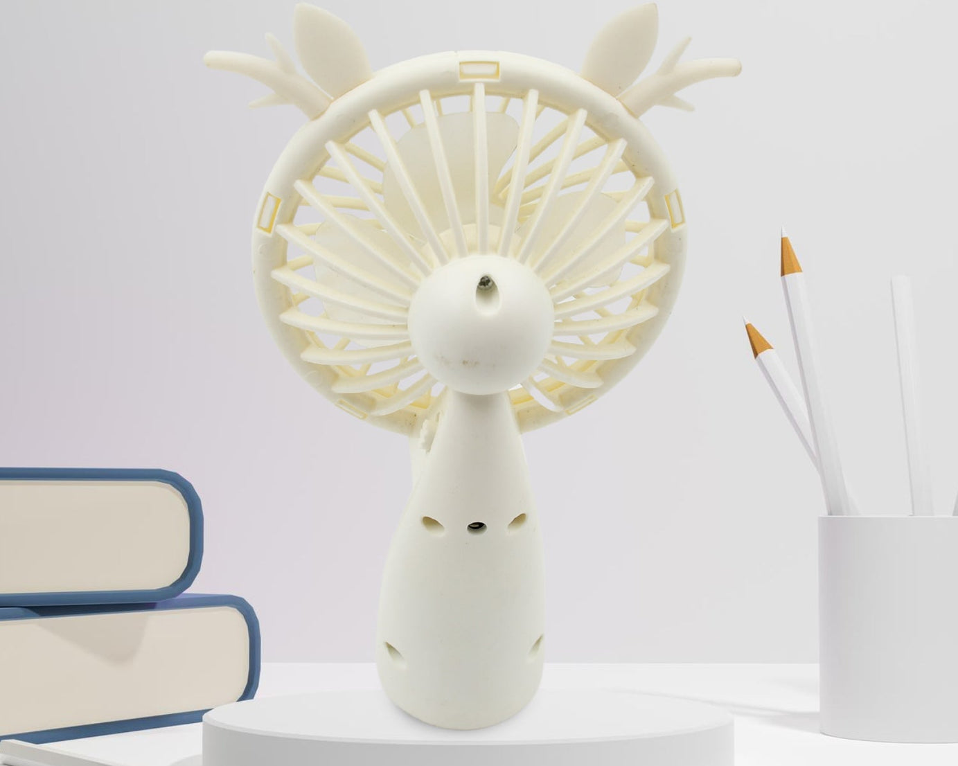 Mini USB Handheld Fan, Portable Rechargeable Mini Fan for Home, Office, Travel and Outdoor Use (1 Pc)