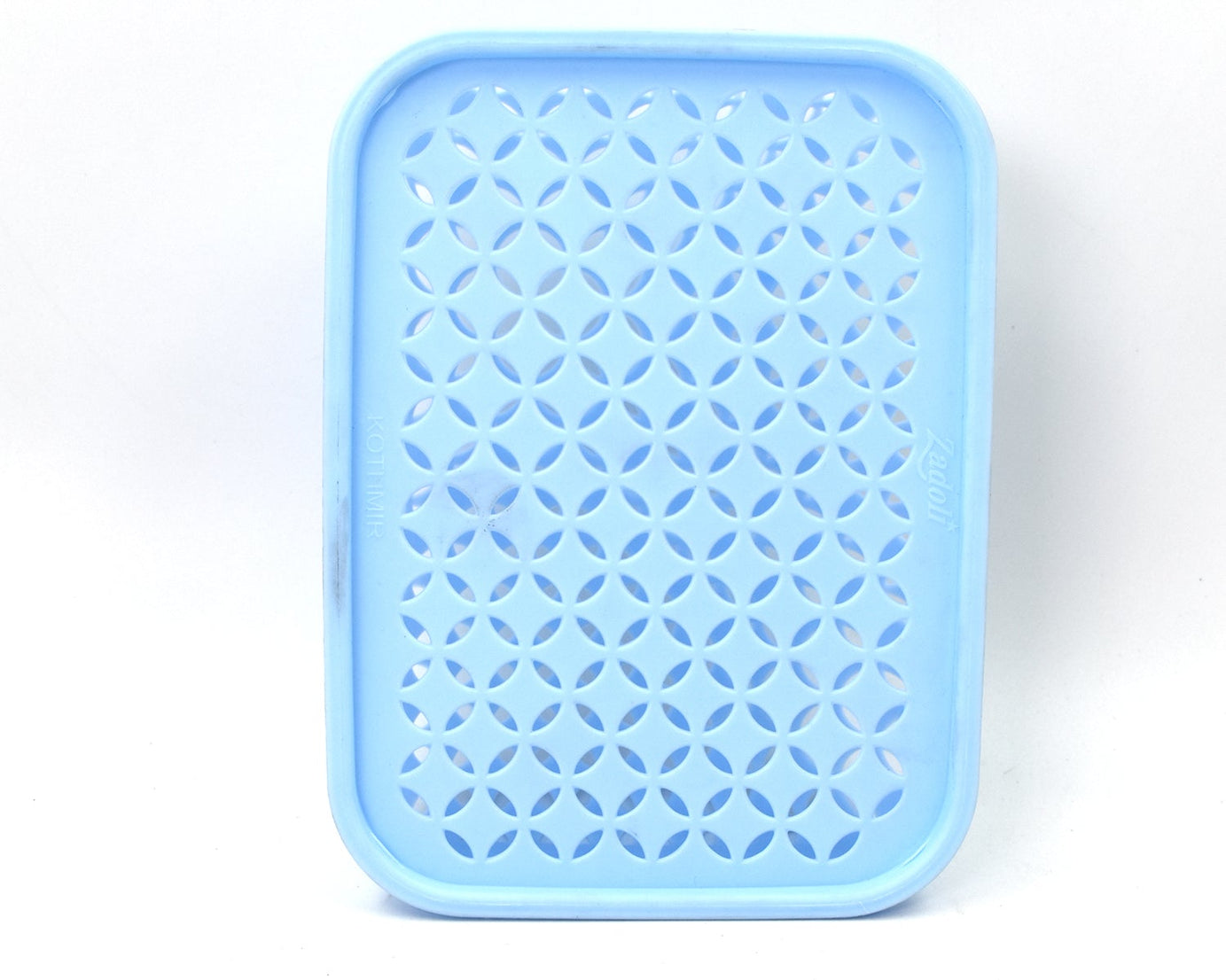 Durable basket for organizing kitchen produce.