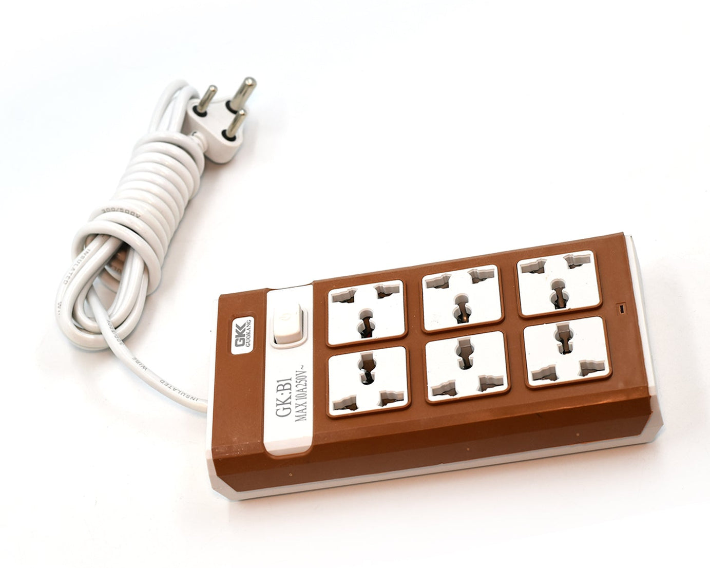 6-way extension board front view