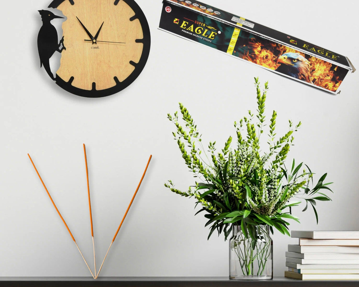 Mosquito Agarbatti Stick, Mosquito Agarbatti 1 Box (12 Packet / 120 Sticks) (Incense Stick)