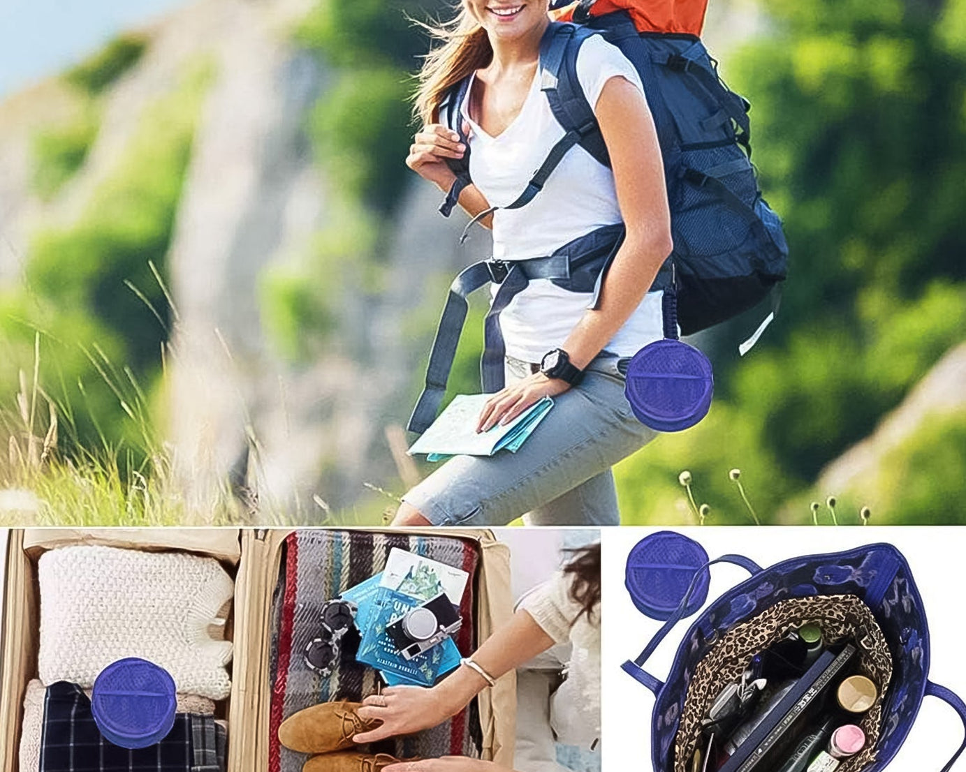 Foldable Collapsible Mesh Laundry Bag