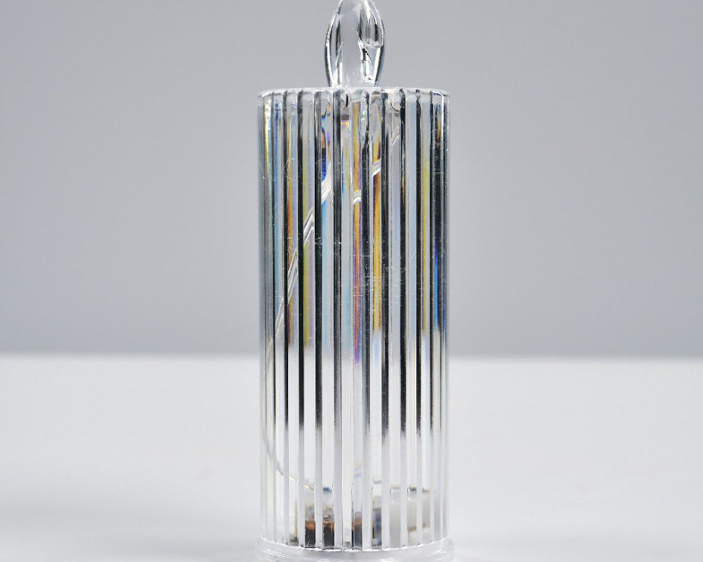 Simple crystal candle lights for home decor.