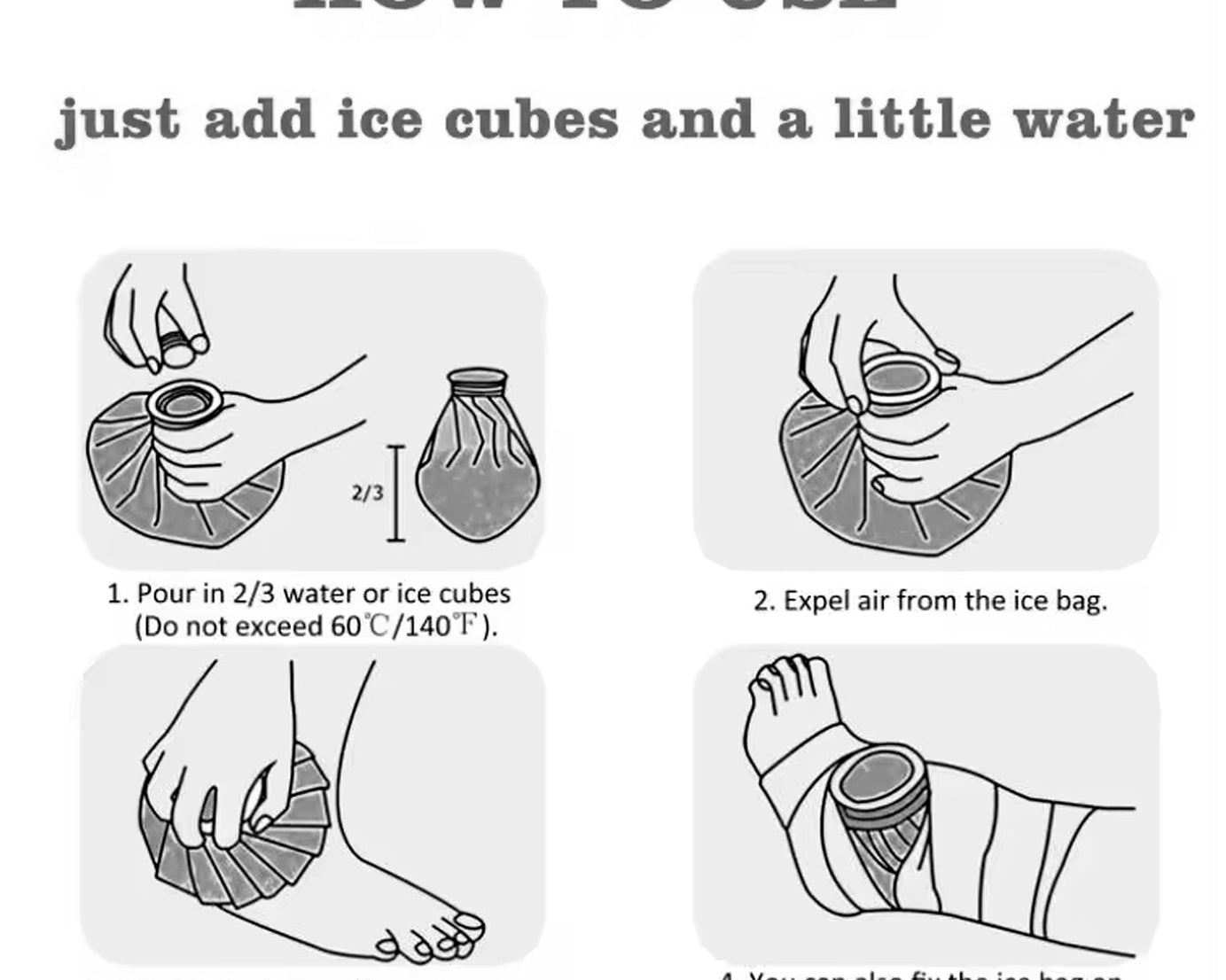 Pain Reliever Ice Bag Used To Overcome Joints Pain In Body (16CM)