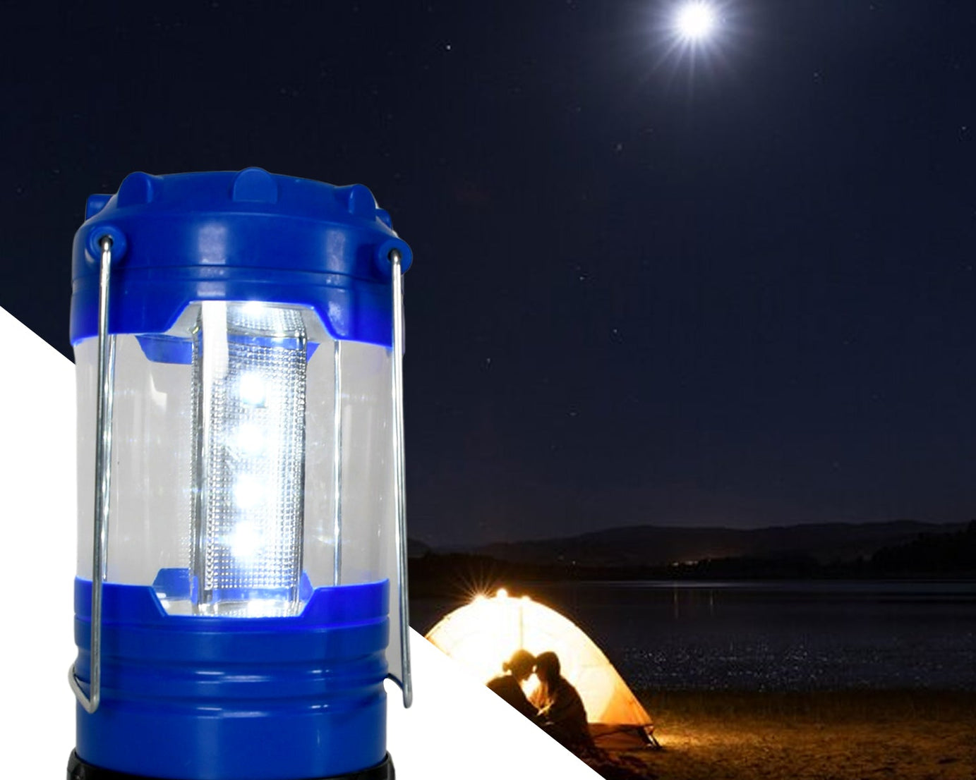 Camping Lanterns, White Light Safe Durable Tent Light Portable and Lightweight for Hiking Night Fishing for Camping, Waterproof Battery, Battery operated Light (Battery Not Included)