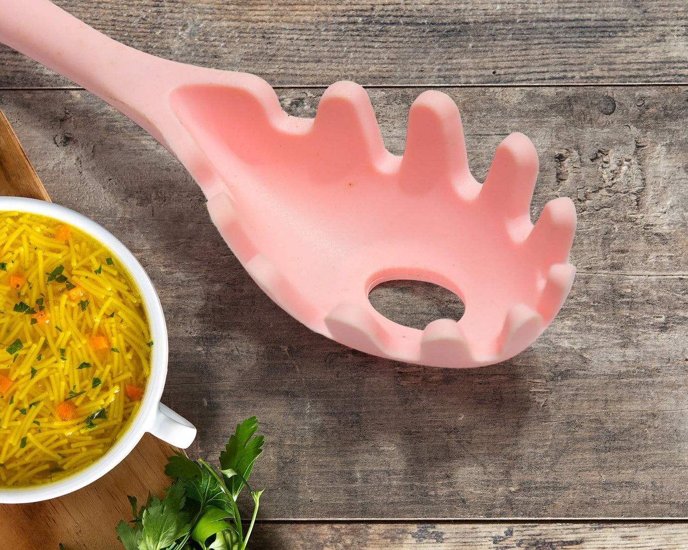 Multipurpose Silicone Spoon, Silicone Basting Spoon Non-Stick Kitchen Utensils Household Gadgets Heat-Resistant Non Stick Spoons Kitchen Cookware Items For Cooking and Baking (6 Pcs Set)