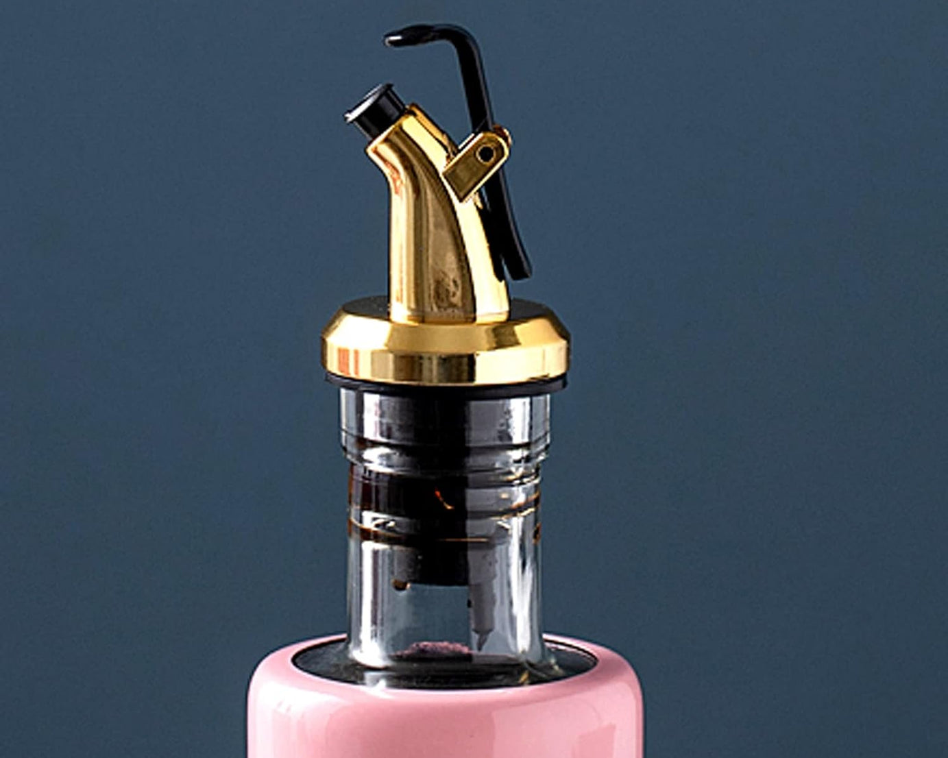 300 ML Olive Oil Dispenser Bottle Leakproof Condiment Glass Container Non- Drip Spout Soy Sauce Vinegar Cruet Bottle for Kitchen Cooking BBQ Fry for Kicthen Home (300 ML)