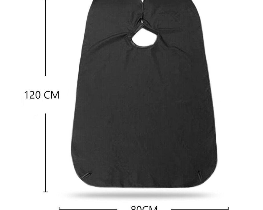 Black Beard Apron Hair Clippings Catcher Grooming Bib