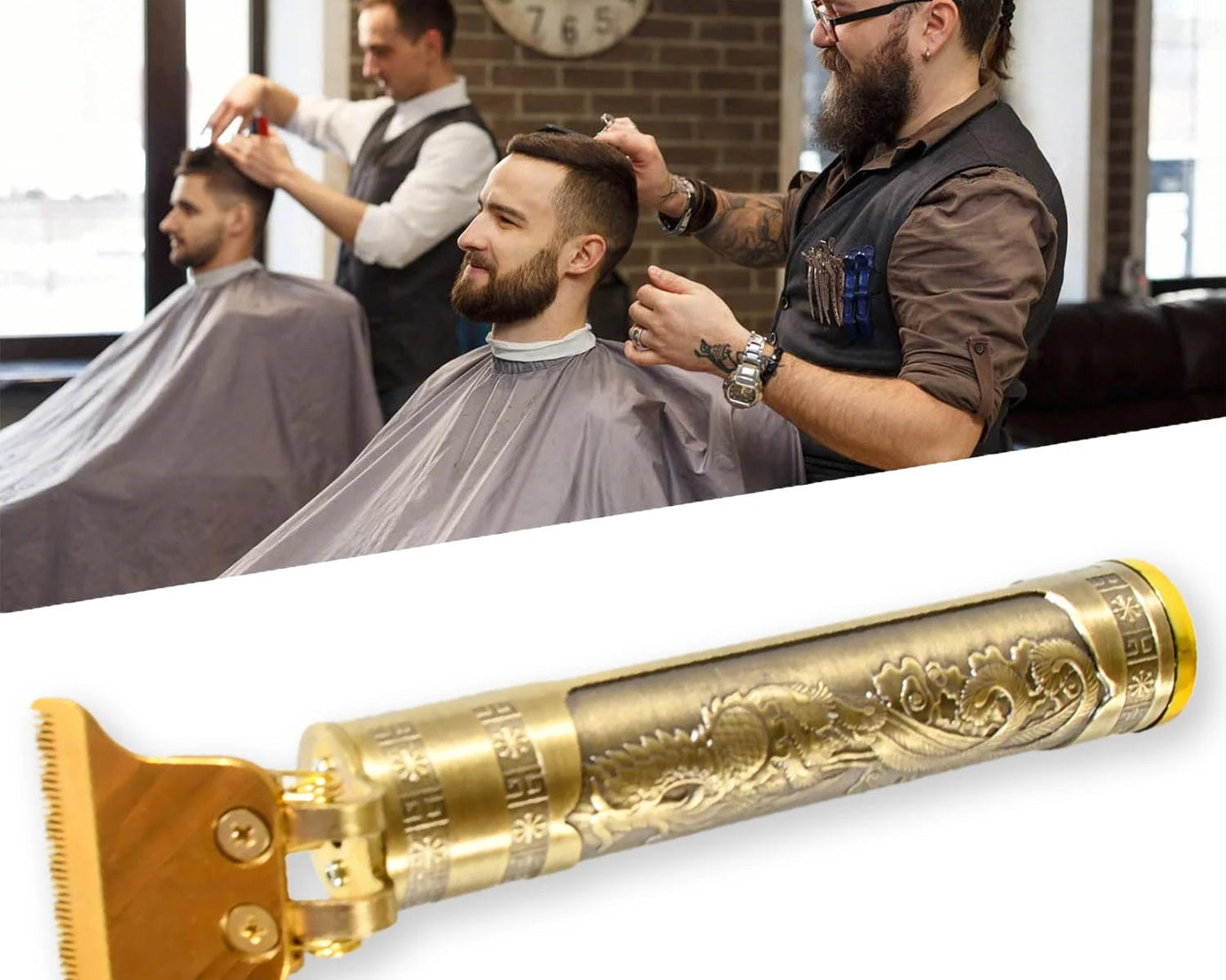 Rechargeable Electric Hair Clippers for Men Cordless Hair Trimmer Haircut Grooming Kit