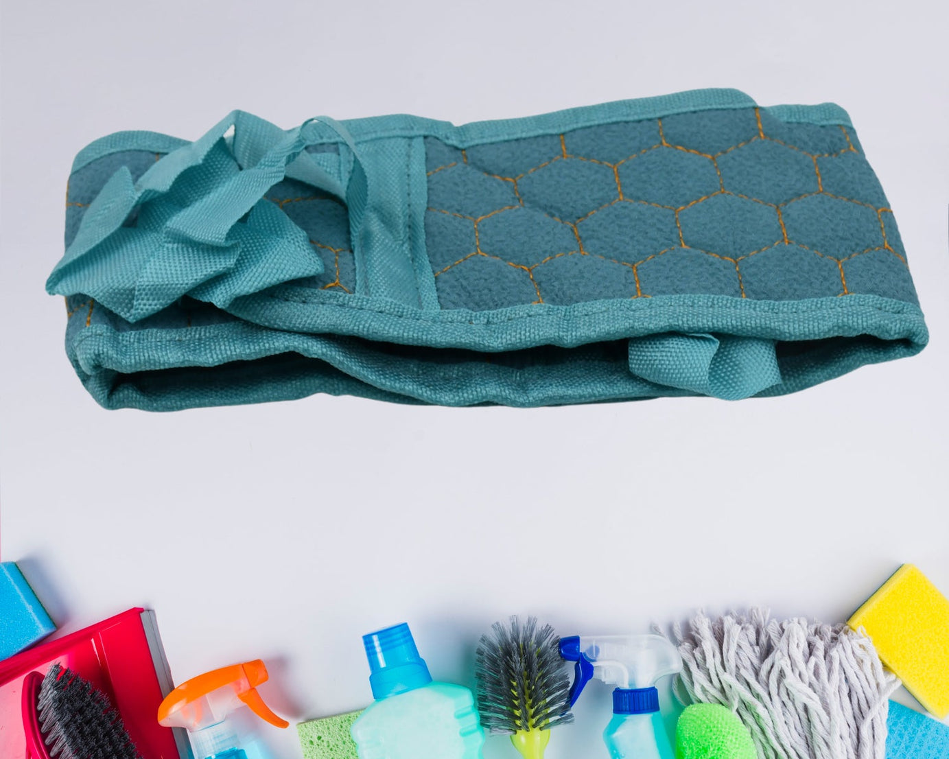 Bath Shower Set Scrubber Loofah Sponge Pouf, Bath Brush Extra Long Dual Sided Scrubber Long Lasting Deep Clean Super Soft, Body Scrubber For Men Woman (2 Pcs Set)