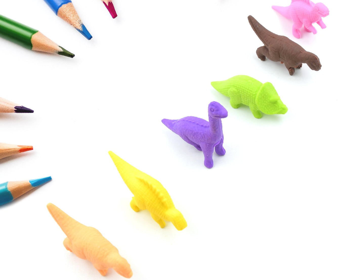 Dinosaur Shaped Erasers Animal Erasers for Kids, Dinosaur Erasers Puzzle 3D Eraser, Mini Eraser Dinosaur Toys, Desk Pets for Students Classroom Prizes Class Rewards Party Favors (6 Pcs Set )