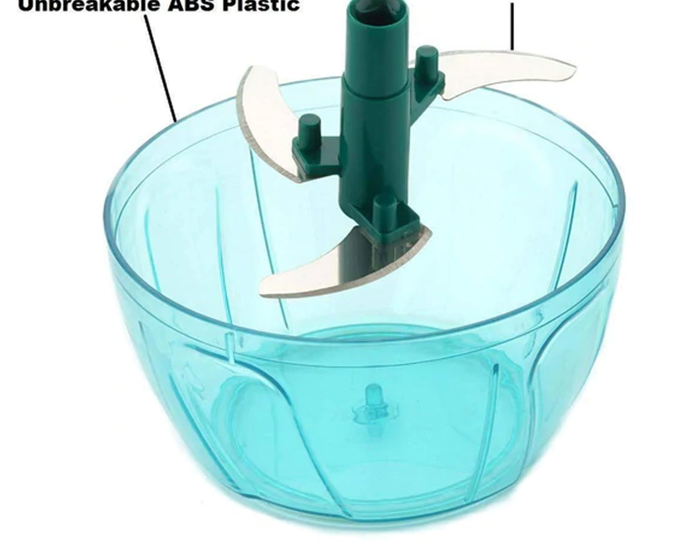 Handy Mini Plastic Vegetable Chopper Cutter, Onion Chopper Vegetables for Kitchen Accessories with 3 Blades