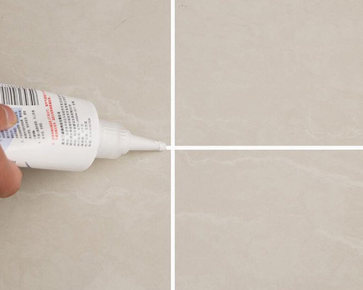 Waterproof Tile Gap / Crack / Grout Filler Water-Resistant Silicone Sealant for DIY Home Sink Gaps / Tiles Gaps / Grouts Repair Filler Tube For Home, Office, Bathroom, Toilets, Kitchen (180 Ml)